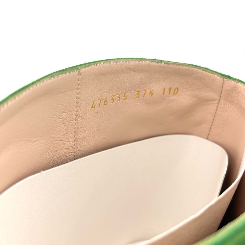 NEW Gucci Candy Dragon Embroidered Bow Crystal Embellished Knee High Boots 37.5 - Picture 10 of 10